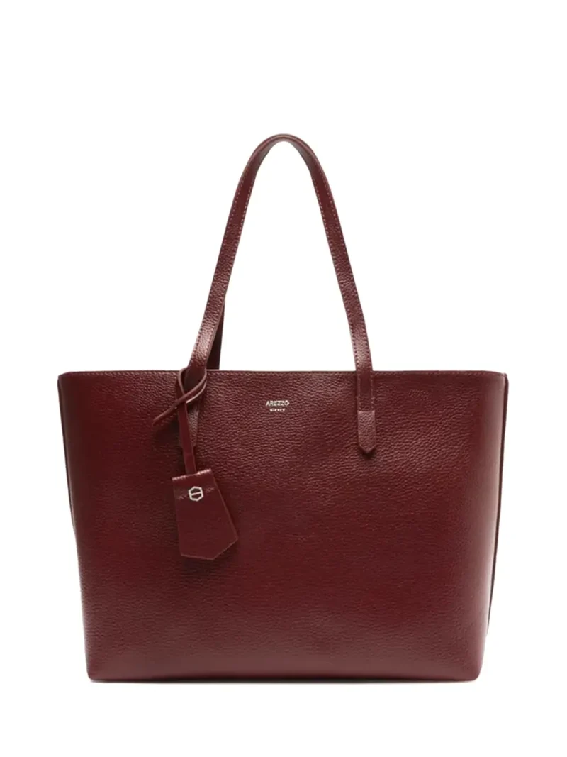 Mala Shopper em Pele Bordeaux