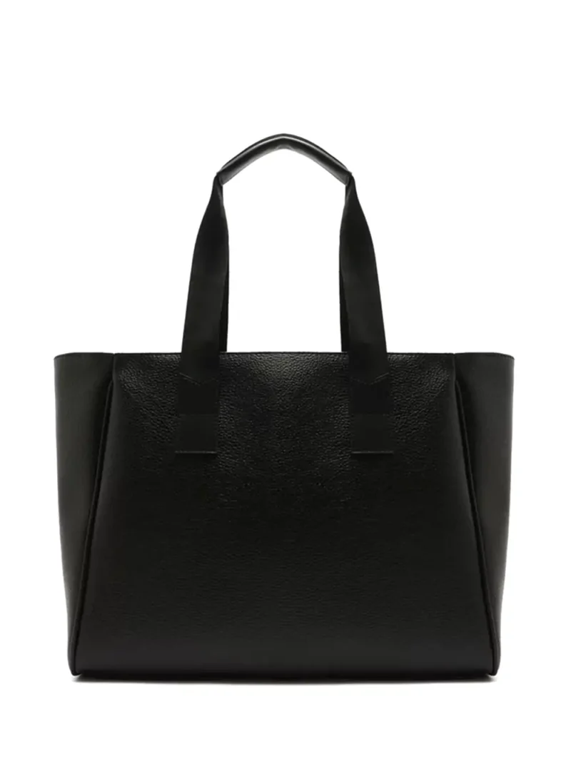 Mala Shopper Preta em Pele - Image 3