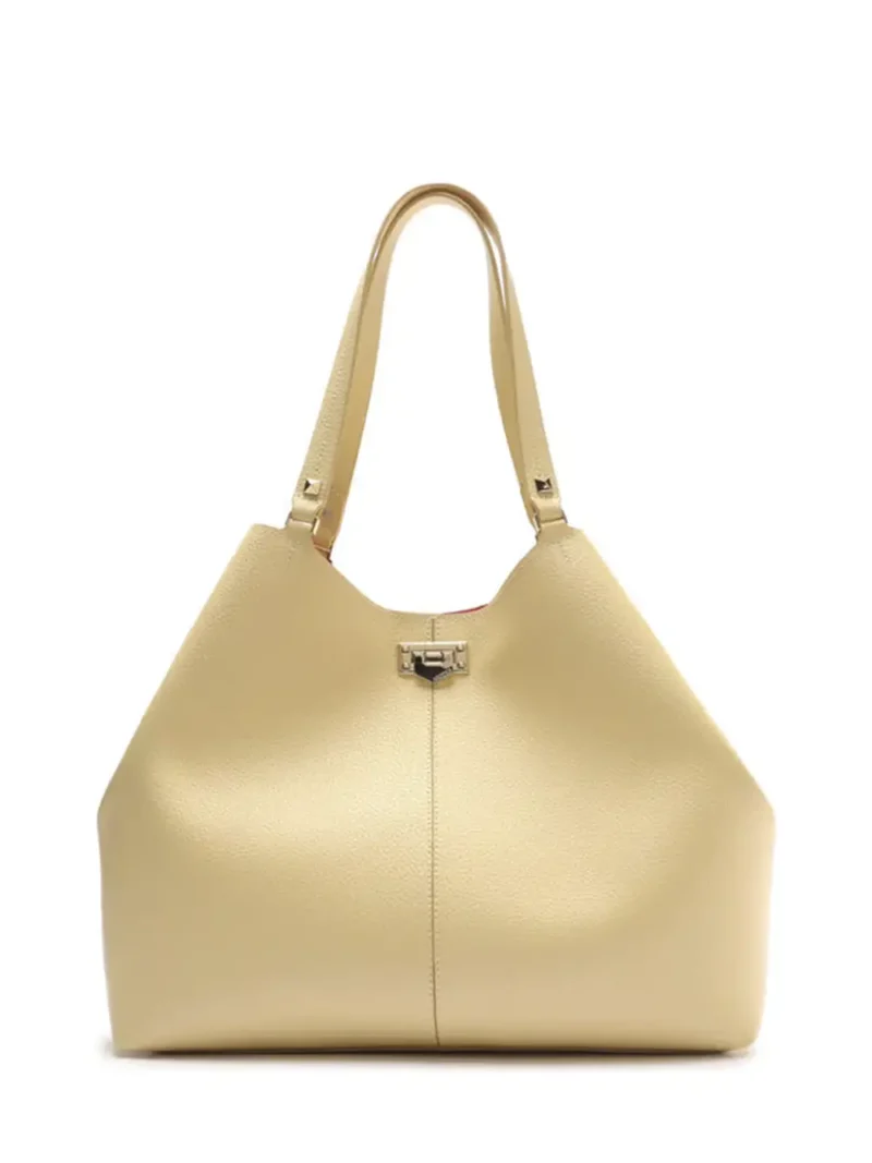 Mala Shopper em Pele Beige