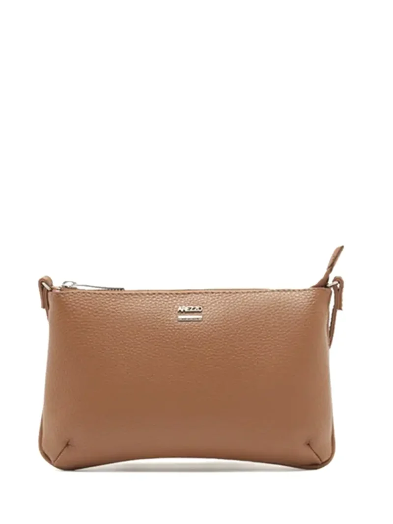 Mala Mini em Pele Camel e Alça Tiracolo
