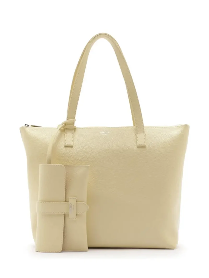 Mala Shopper em Pele Beige
