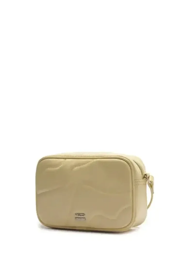Alternative view of Mala Mini em Pele Beige e Alça Tiracolo