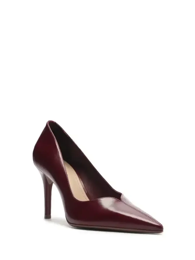 Alternative view of Scarpin em Pele Bordeaux
