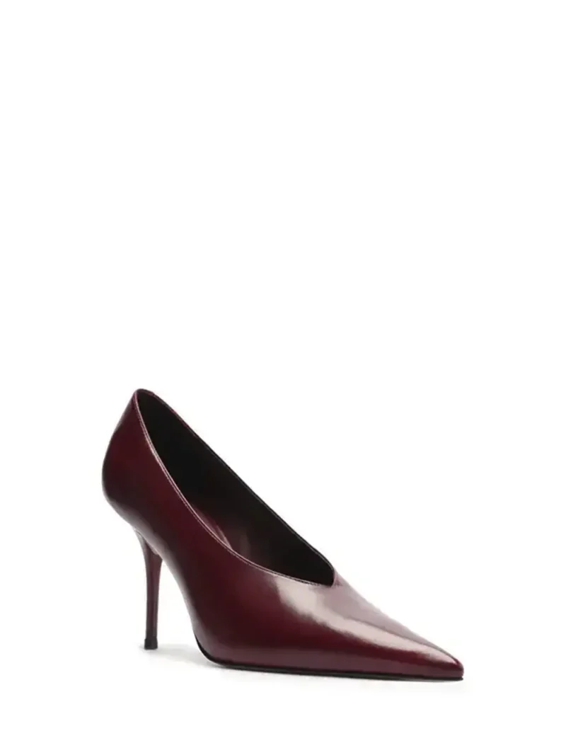 Alternative view of Scarpin em Pele Bordeaux