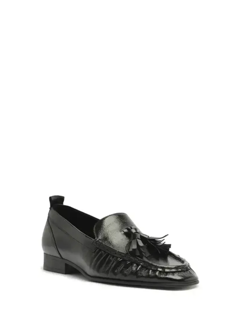 Alternative view of Loafer Preto em Pele