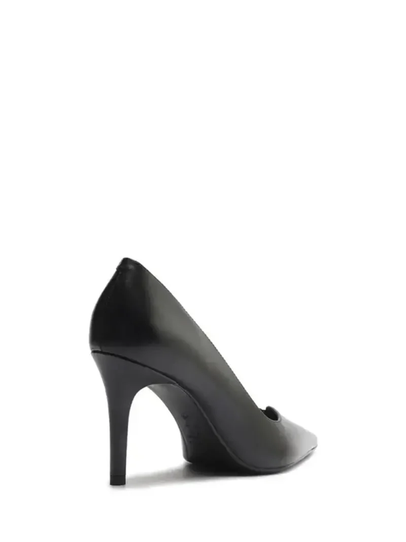 Black Leather Pumps - Image 3