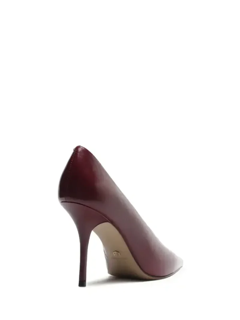Bordeaux Leather Pumps - Image 3