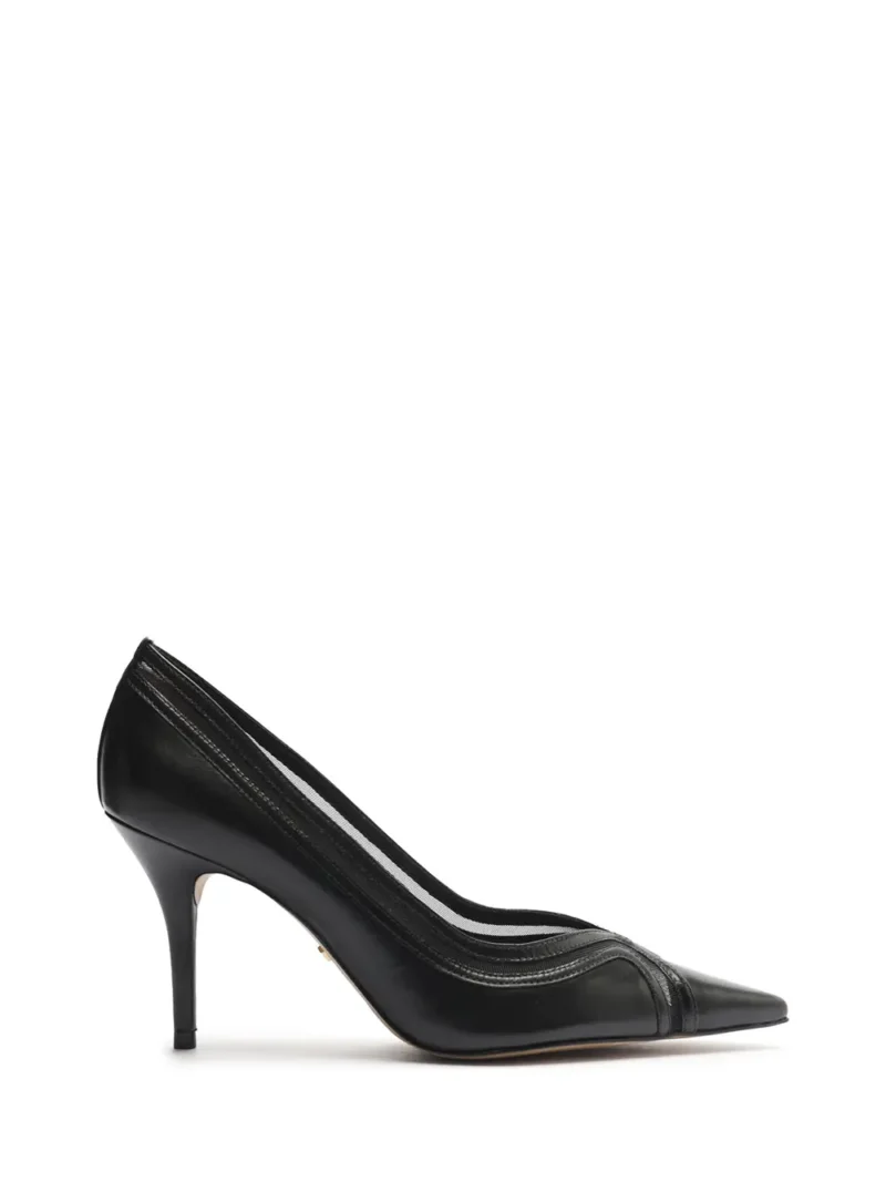 Scarpin Preto em Pele