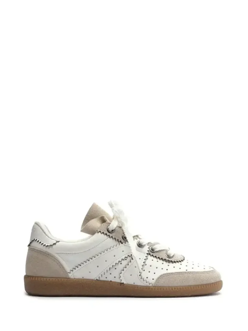 White Leather Sneakers