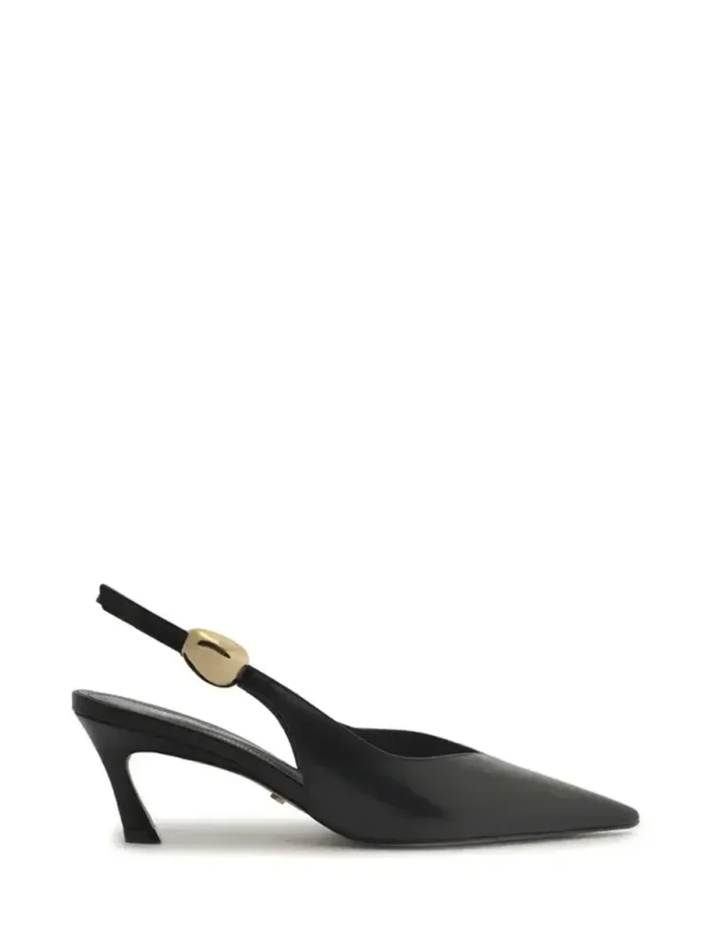 Scarpin Preto em Pele