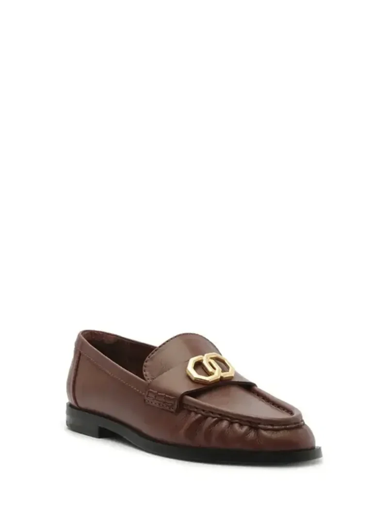 Alternative view of Brown Leather Loafers