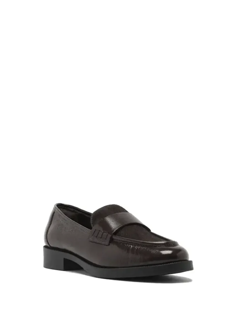Alternative view of Loafer Preto em Pele