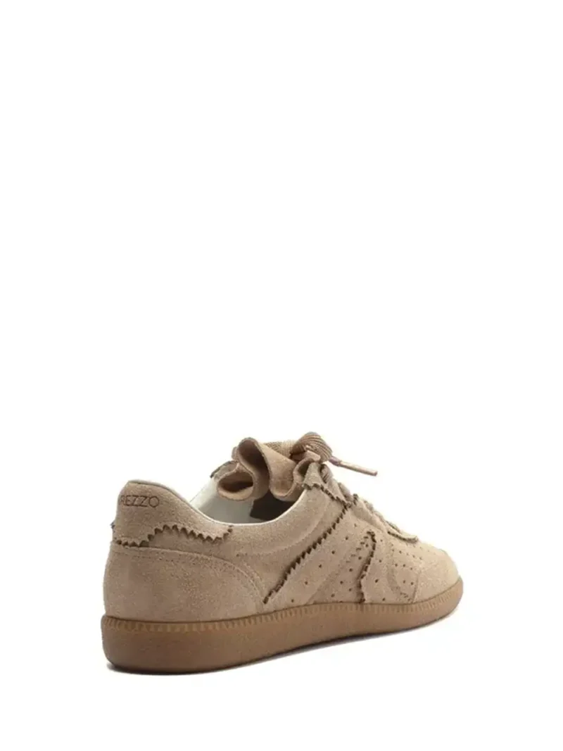 Beige Suede Sneakers - Image 3